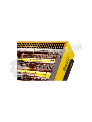 Обогреватель инфракрасный Ballu BIH-LM-1.5-S желтый, кварцевый, 1500 Вт, 25 м2