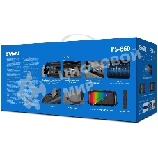 Портативная колонка SVEN PS-860 черный 100W 1.0 BT/3.5Jack 5400mAh