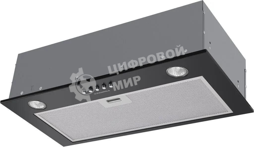 Вытяжка встраиваемая Maunfeld Crosby Power 50 черный, 50 см, 1050 куб. м/ч, 51.8 дБ