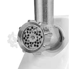 Мясорубка электрическая Ротор Макси ЭМШ 35/300-3 белый, 1500 Вт, 0.6 кг/мин, насадки - 4