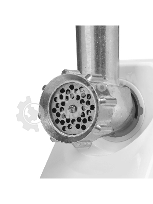 Мясорубка электрическая Ротор Макси ЭМШ 35/300-3 белый, 1500 Вт, 0.6 кг/мин, насадки - 4