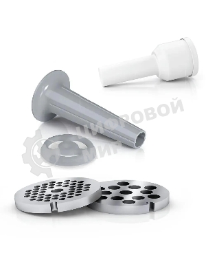 Мясорубка электрическая Bosch MFW2510W белый, 1500 Вт, 1.7 кг/мин, защита от перегрузки, насадки - 3