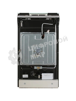 Плита газовая De Luxe 5040.40Г (кр) ЧР-010 серебристый, конфорок 4 шт, духовка 46 л, 50 см x 85 см x 50 см