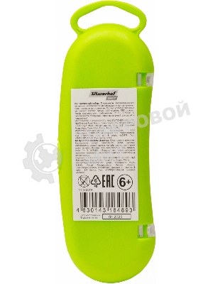 Готовальня Silwerhof Daily, корпус зеленый, пластик, 12 см с гнездом для карандаша, в комплекте: карандаш