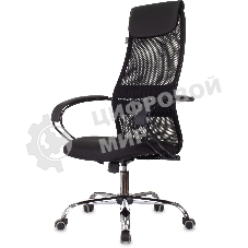 Кресло Бюрократ CH-607BS черный, сетка