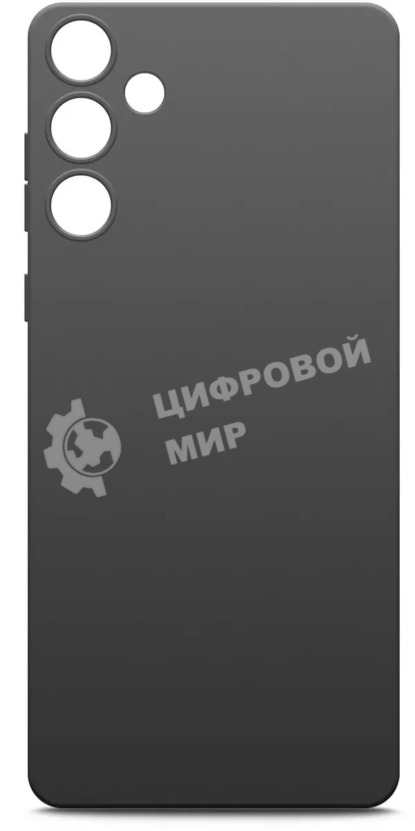 Чехол (клип-кейс) BoraSCO для Samsung Galaxy A15 Silicone Case черный (72783)