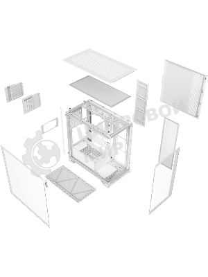 Компьютерный корпус XPG INVADER X белый (INVADERXMTWOF-WHCWW) Mid-Tower, Micro-ATX, Mini-ITX, Standard-ATX, USB 3.2 Gen2 Type-A, USB 3.2 Gen2 Type-C