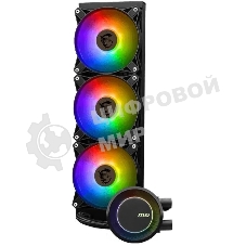 Система жидкостного охлаждения MSI MAG CoreLiquid E360, 3x ARGb Fan, Color Box, LGA1700, AM5