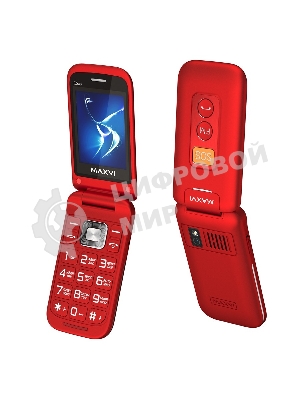Мобильный телефон Maxvi E5 up красный