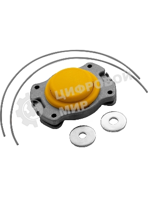 Катушка для триммера универсальная Denzel алюминий, шайба 8 мм, 10мм