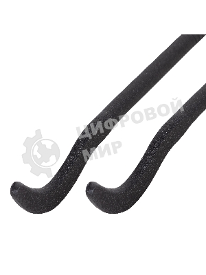 Комплект плоских кронштейнов Royal Thermo с дюбелями 7,2х170мм, черные