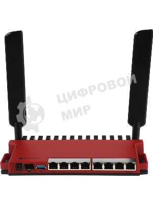 Роутер беспроводной MikroTik L009UiGS-2HaxD-IN AX600 10/100/1000BASE-TX, 2.4Ггц, 8*1Gbit, 1*SFP 2.5Gbit