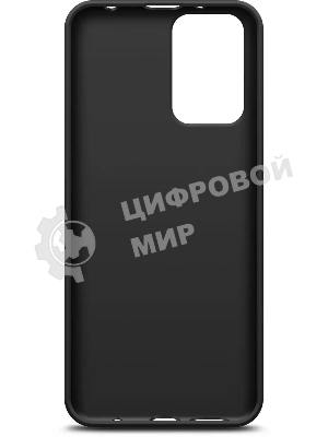 Чехол (клип-кейс) BORASCO Silicone Case, для Xiaomi Redmi 10, черный (матовый)