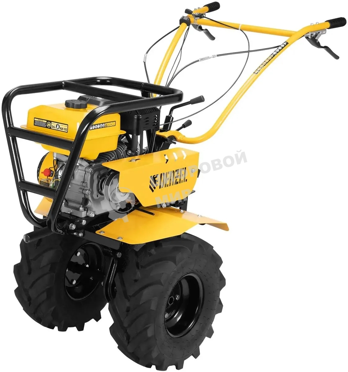 Мотоблок Denzel DPT-470S-PRO, 7 л.с., ремен.сцеп, фрез 3х4, ШОМ, передачи 4В/2Н