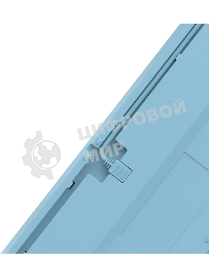 Клавиатура проводная A4Tech Fstyler FS300 (FS300 PANDA SNOWBOARDING), USB, белый/синий