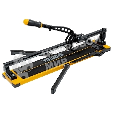 Плиткорез рельсовый Denzel 600х16мм, каретка на подш., стальная станина, усил. рукоятка-пенал