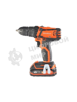 Дрель-шуруповерт Patriot BR 181UES, 21 В, 2 Ач, 29 Нм, щеточный