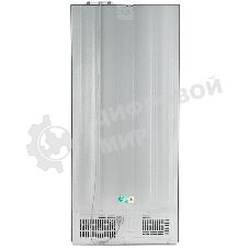 Холодильник Hyundai CM55043F черная сталь трехкамерный 354/186л морозилка снизу, No Frost, Side by Side