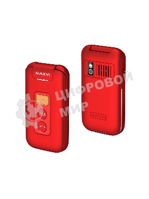 Мобильный телефон Maxvi E5 up красный