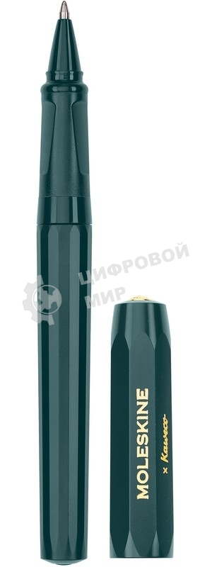 Ручка шариковая Moleskine Kaweco (KAWBALLPENGRN) т.зеленый d=1мм син. черный подар.кор.