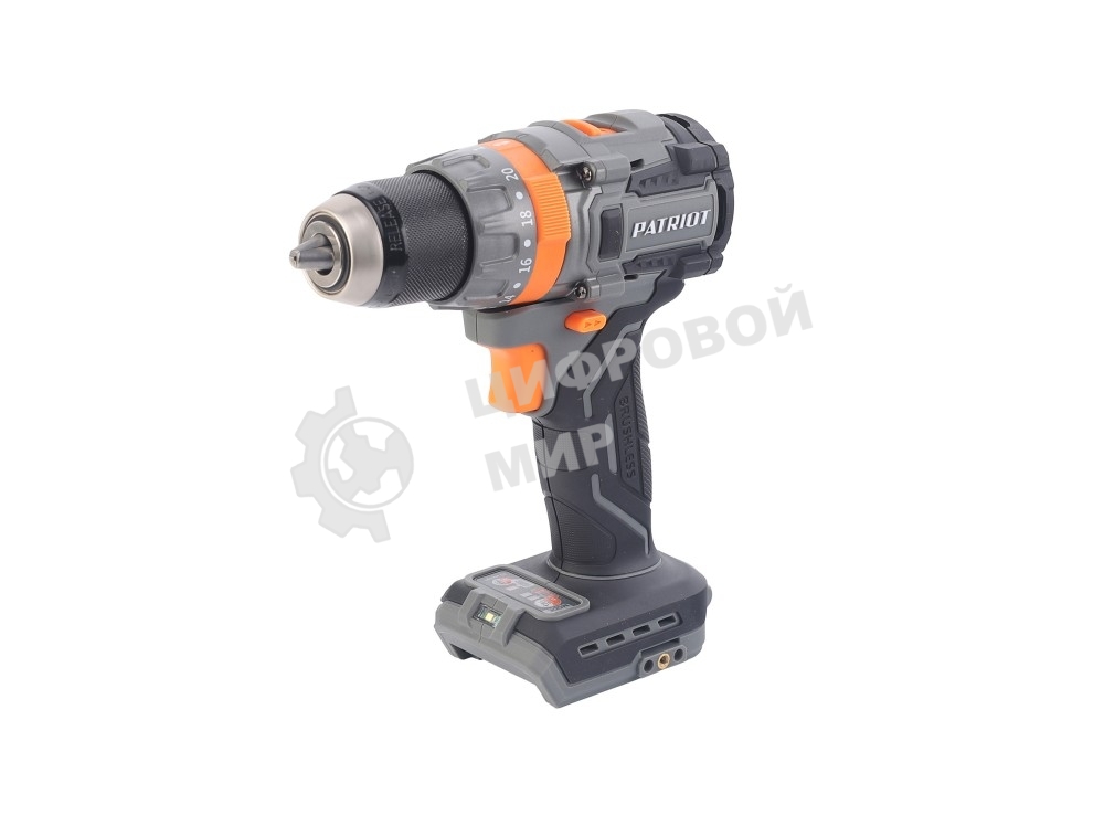 Дрель-шуруповерт Patriot BR 210UES, 21 В, 2 Ач, 85 Нм, бесщеточный