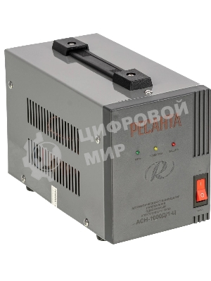 Стабилизатор напряжения Ресанта АСН-1000Д/1-Ц электронный однофазный серый