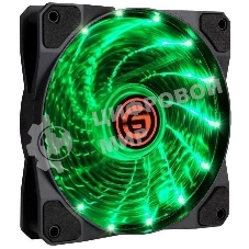 Вентилятор для корпуса LED 12LG15 (зеленый) (108309)