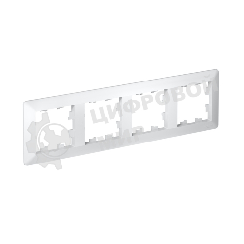 Рамка 4-м AtlasDesign Air бел./дым. бел. SE ATN220104