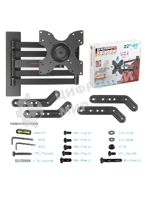 Кронштейн для телевизора Arm Media LCD-900 черный, 22