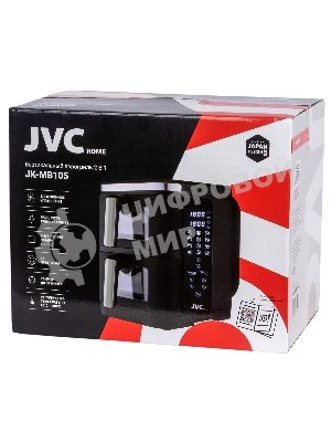 Аэрогриль JVC JK-MB105 черный, 3400 Вт, 12 л, сенсор, 10 программ