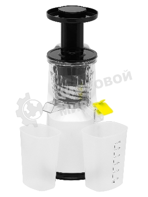 Соковыжималка Starwind SJ3112 белый, шнековая вертикальная, 200 Вт, 600 мл, электронное, реверс