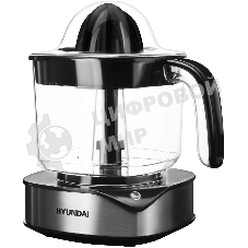 Соковыжималка Hyundai HY-JC4123 стальной/чёрный, цитрусовая, 30 Вт, 1200 мл, механическое