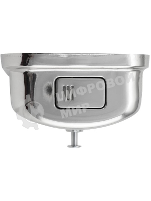 Дозатор жидкого мыла настенный, металический с глазком, из нержавеющей стали 1000 мл BRIMIX 615