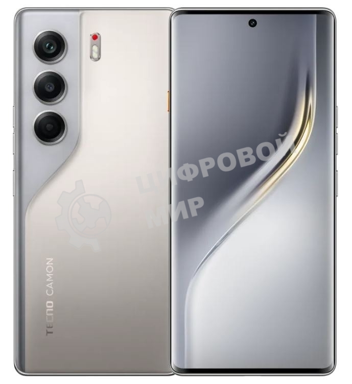 Смартфон Tecno Camon 40 Pro 5G, CM7, 8/256Gb, титановый