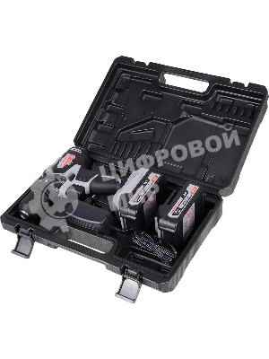 Дрель-шуруповерт ИНТЕРСКОЛ ДАУ-13/18ВК, 18 В, 2 Ач, 45 Нм, бесщеточный, ударный