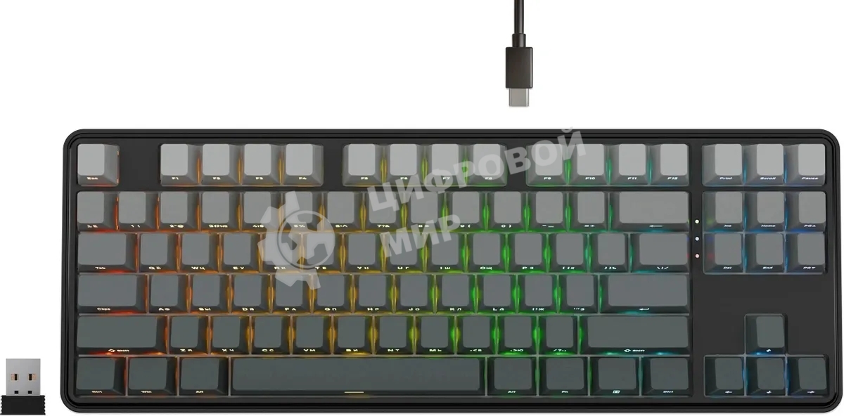 Клавиатура Redragon Star Blade Pro гибридная, USB Type-A, Bluetooth, радиоканал, чёрный