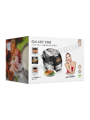 Мультиварка Galaxy Line GL 2649 черный, объем 5 л, 1100 Вт, 17 программ