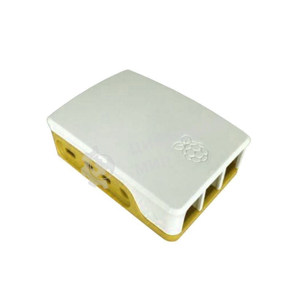 Компьютерный корпус ACD белый/желтый ABS Case for Raspberry 4B