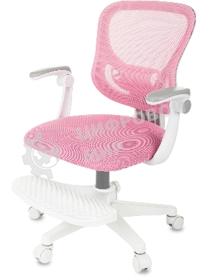 Кресло детское Бюрократ BuroKIDS 3 розовый Velvet 36, крестов. пластик