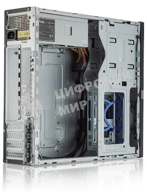 Компьютерный корпус Foxline FL-211-TFX300S с блоком питания 300Вт, mATX case, black, w/PSU TFX 300W, w/2xUSB2.0+2xUSB3.0, w/pwr cord, w/8cm FAN