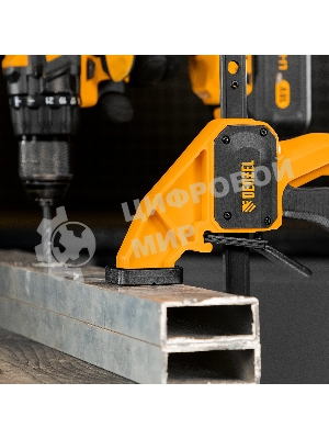 Струбцина Denzel F-образная, быстрозажимная, 150 х 80 мм, усиленный нейлоновый корпус