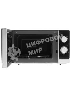 Микроволновая печь Sharp R-2000RW белый, 20 л, 800 Вт, переключатели - поворотный механизм