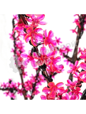 Светодиодное дерево Neon-night Сакура, высота 1,5м, диаметр кроны 1,8м, розовые светодиоды, IP65, понижающий трансформатор в комплекте