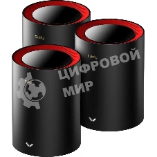 Wi-Fi Mesh-система/AX3000 Wi-Fi 6 Mesh 2.5G Solution 3-Pack, Dual-Band, Chipset MT7981BA+MT7976CN+RTL8221B, 802.11ax/ac/a/b/g/n, 2402Mbps at 5GHz + 574Mbps at 2.4GHz, 2.5G WAN+GE LAN, 5 internal antennas, MU-MIMO, DDNS, Zerotier/Wireguard/OpenVPN/IPSec/L2TP/PPTP VPN, DNS over Cloudflare/Google/Quad9, IPv6, Seamless Roaming, WPA3, TR069/TR098/TR111/TR181,easyMesh R3 Optional, Ver 2.0, Cudy Mesh, Cudy APP