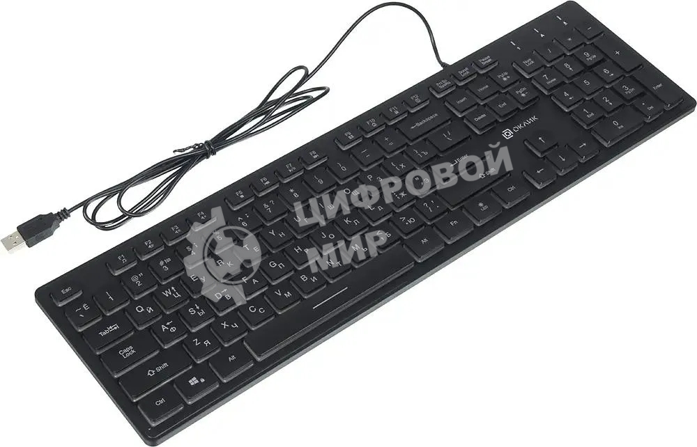 Клавиатура Oklick 550ML проводная, USB Type-A, чёрный