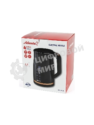 Чайник электрический Atlanta ATH-2536 черный