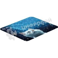 Коврик для мыши Cactus белый Cat 300x250x3мм (CS-MPC-D11M)