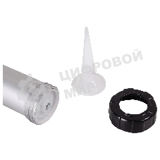 Пистолет для герметика алюминиевый закрытый Вихрь 600 мл