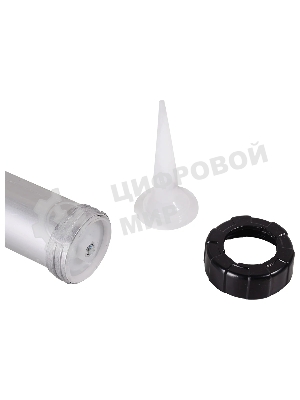 Пистолет для герметика алюминиевый закрытый Вихрь 600 мл