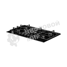 Газовая варочная панель Kuppersberg FG 95 B, закаленное стекло, ширина 90 см, 5 газовых конфорок, WOK конфорка(4,2 кВт), автоподжиг, газ-контроль, чугунные решетки, черный